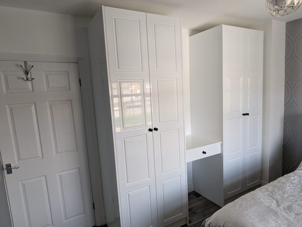 Fitted wardrobes and storage in a Whitley Bay home