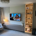 TV unit and shelving fitted by Interiors by Build NE, Newcastle — reviewed by Helen Jane Robson