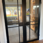 Internal door and handles fitted by Interiors by Build NE as part of a full home project for customer Helen Jane Robson
