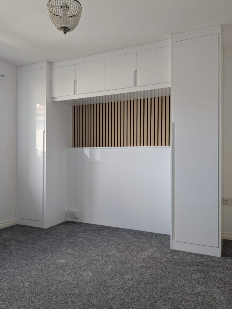 Bespoke fitted wardrobe installation in a Wallsend home by Interiors by Build NE